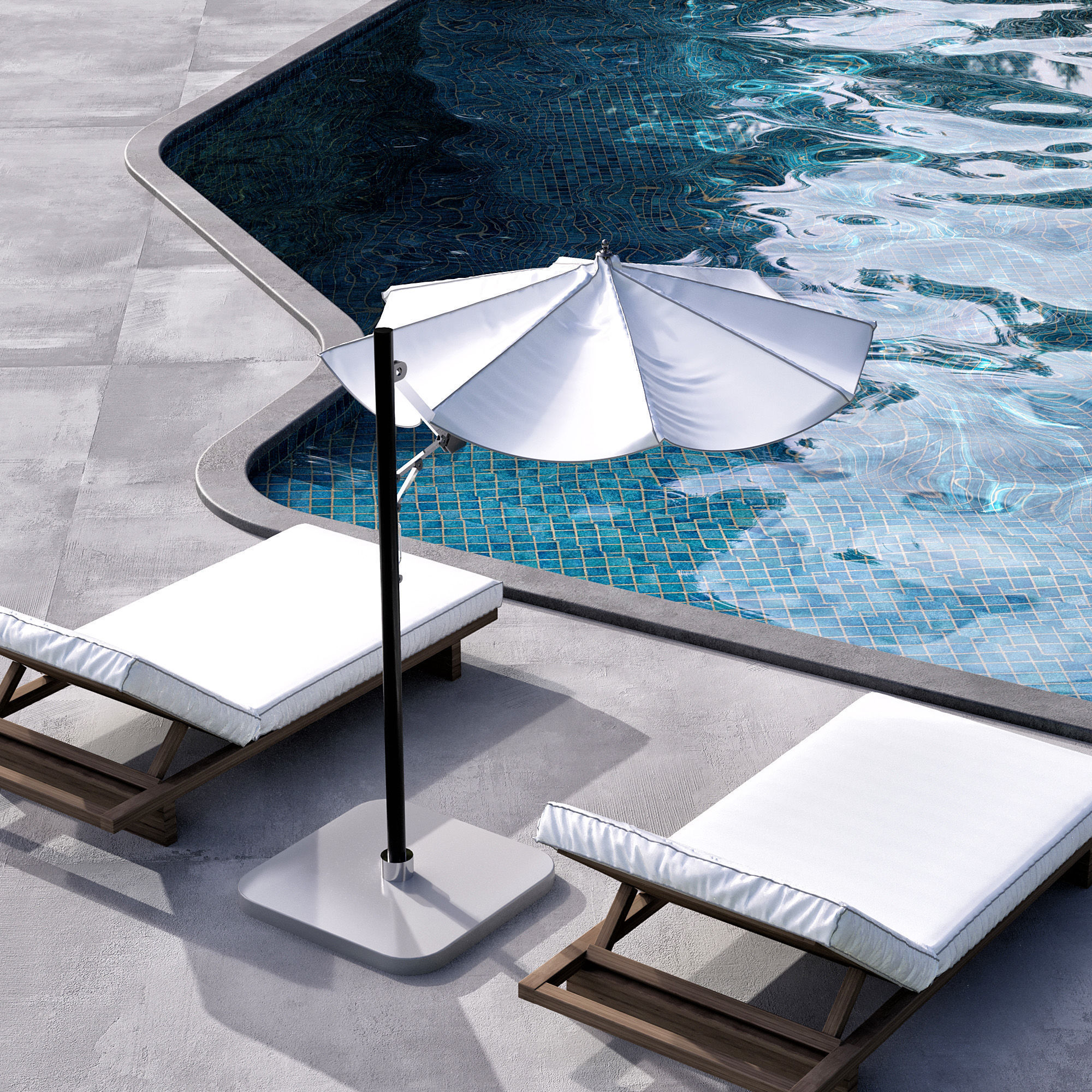 SWIMMING POOL NO105 A 3D model_7