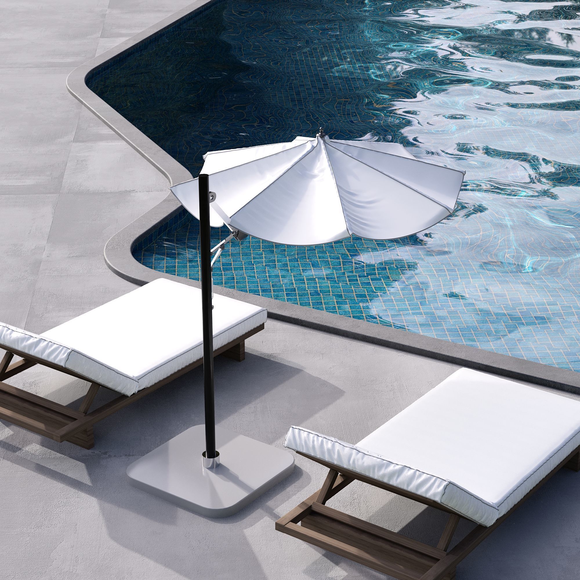SWIMMING POOL NO105 A 3D model_4
