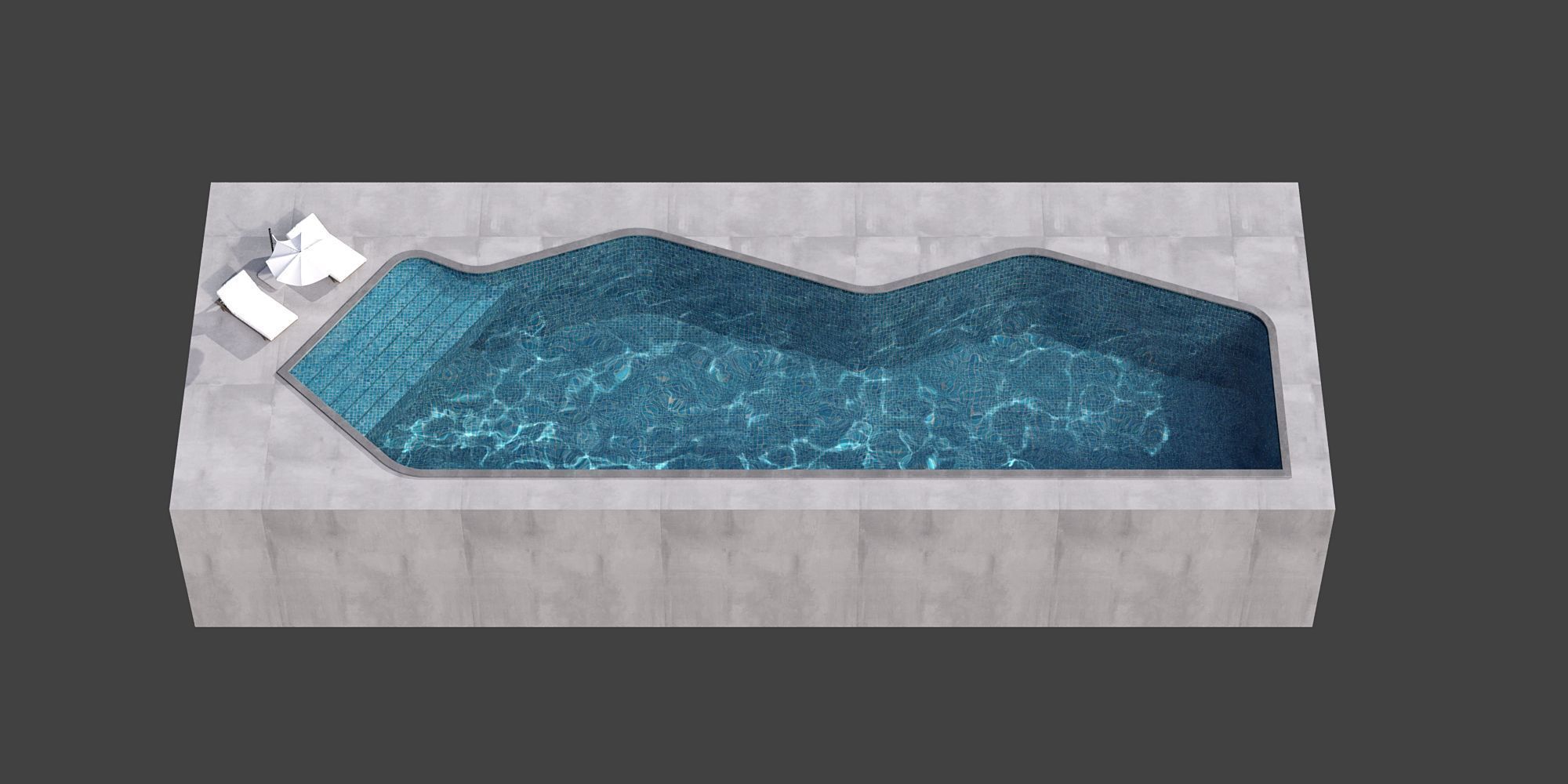 SWIMMING POOL NO105 A 3D model_1