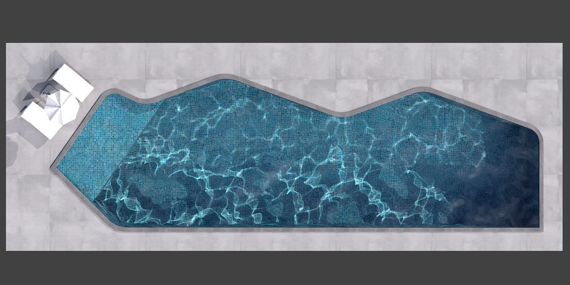 SWIMMING POOL NO105 A 3D model_3