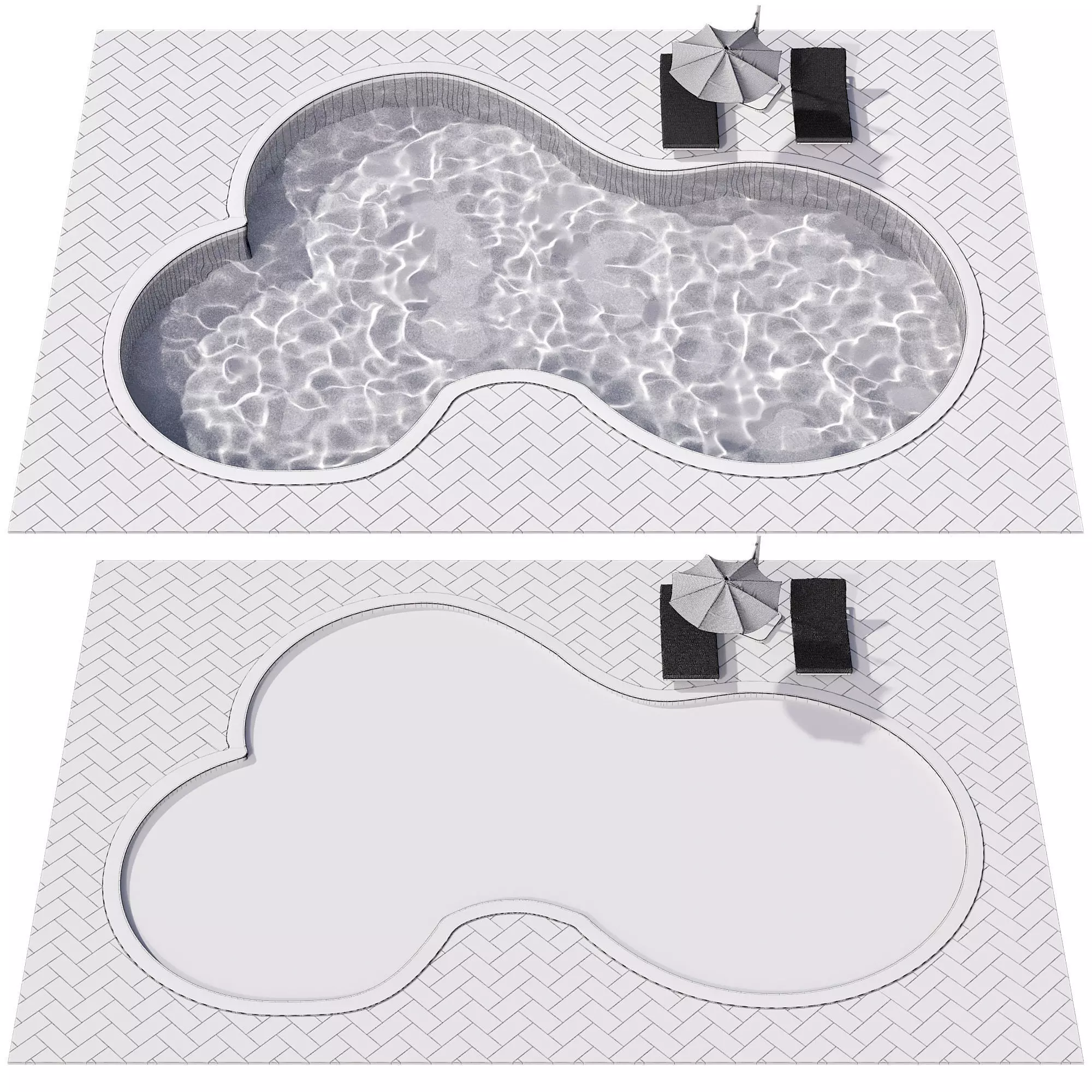 SWIMMING POOL NO104 A 3D model_10