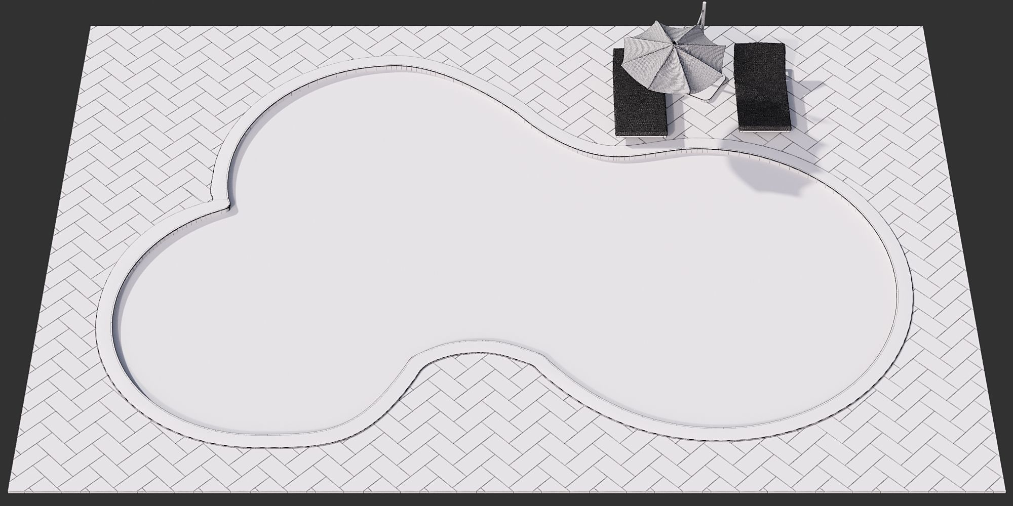 SWIMMING POOL NO104 A 3D model_13