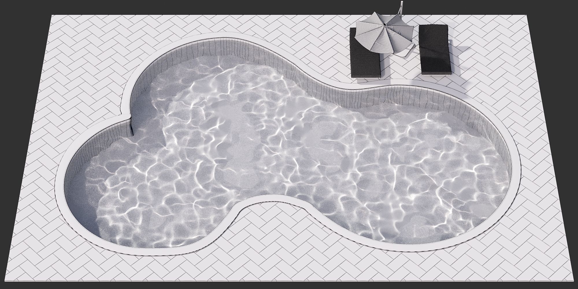 SWIMMING POOL NO104 A 3D model_11