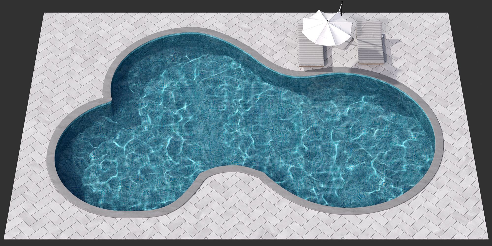 SWIMMING POOL NO104 A 3D model_15