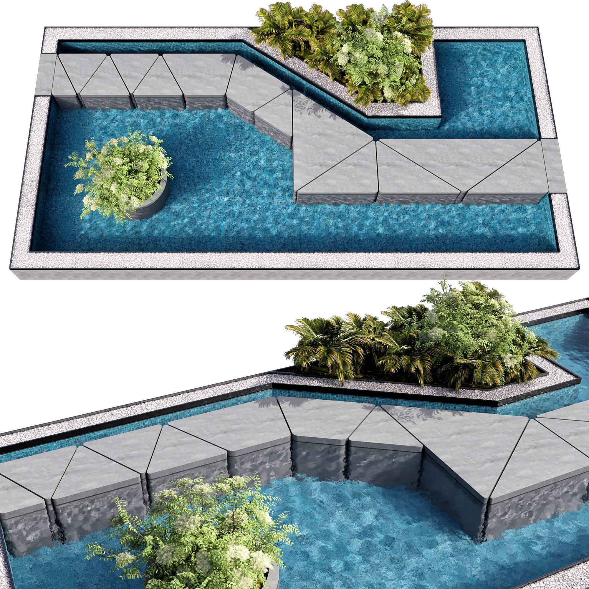 SWIMMING POOL NO100 A 3D model_5