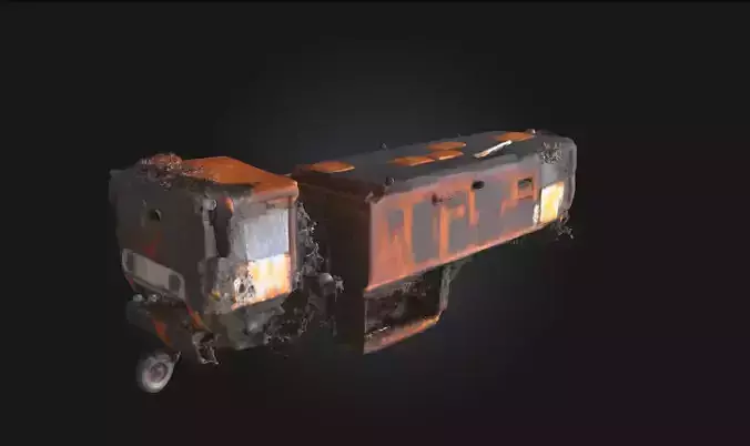 Rusty Relic  Timeworn Industrial Artifact