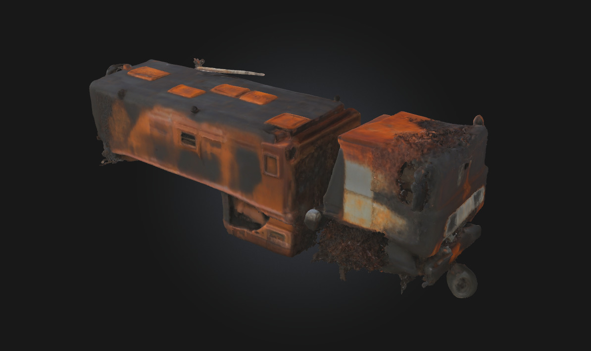 Rusty Relic Timeworn Industrial Artifact 3D model_1