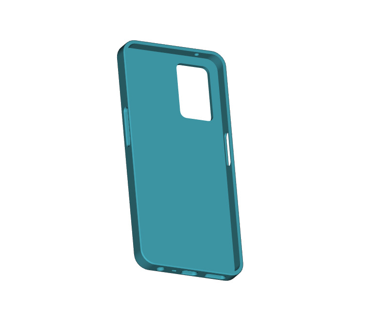 Oppo A76  Case 3D print model_1