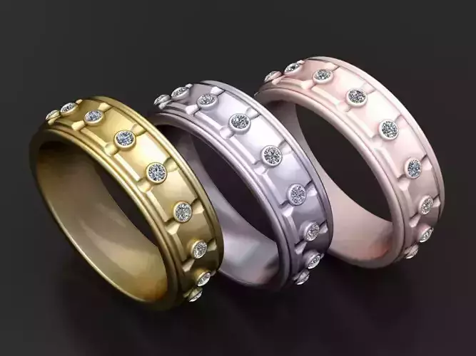 gold ring design 3D print model