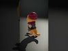Animated Rigged Character Model Cozy PlaidClad Creature Low-poly 3D model_2