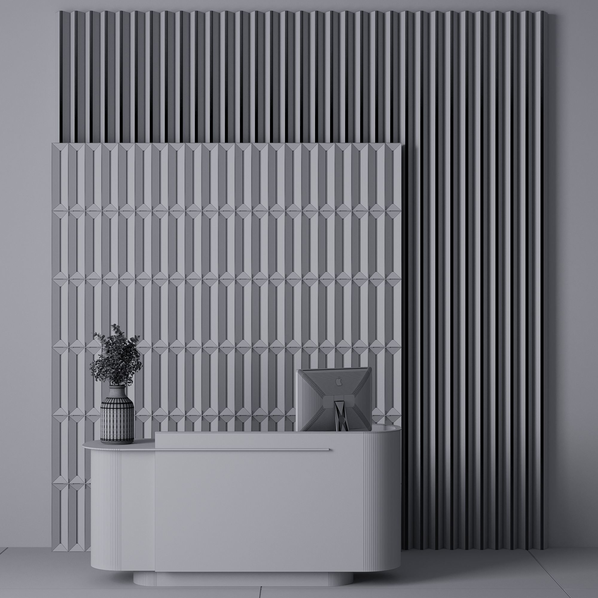 RECEPTION DESK NO35 A 3D model_7