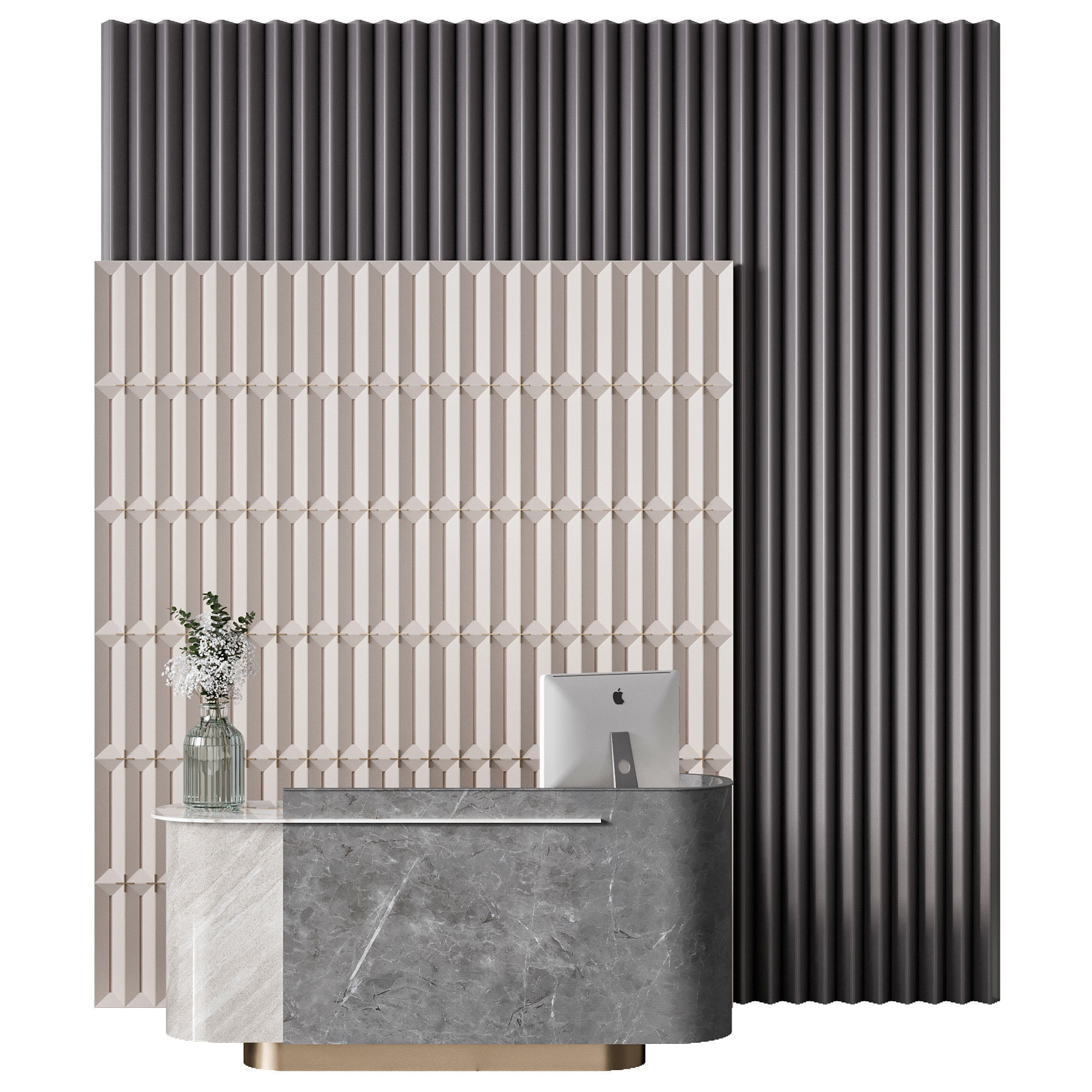 RECEPTION DESK NO35 A 3D model_3