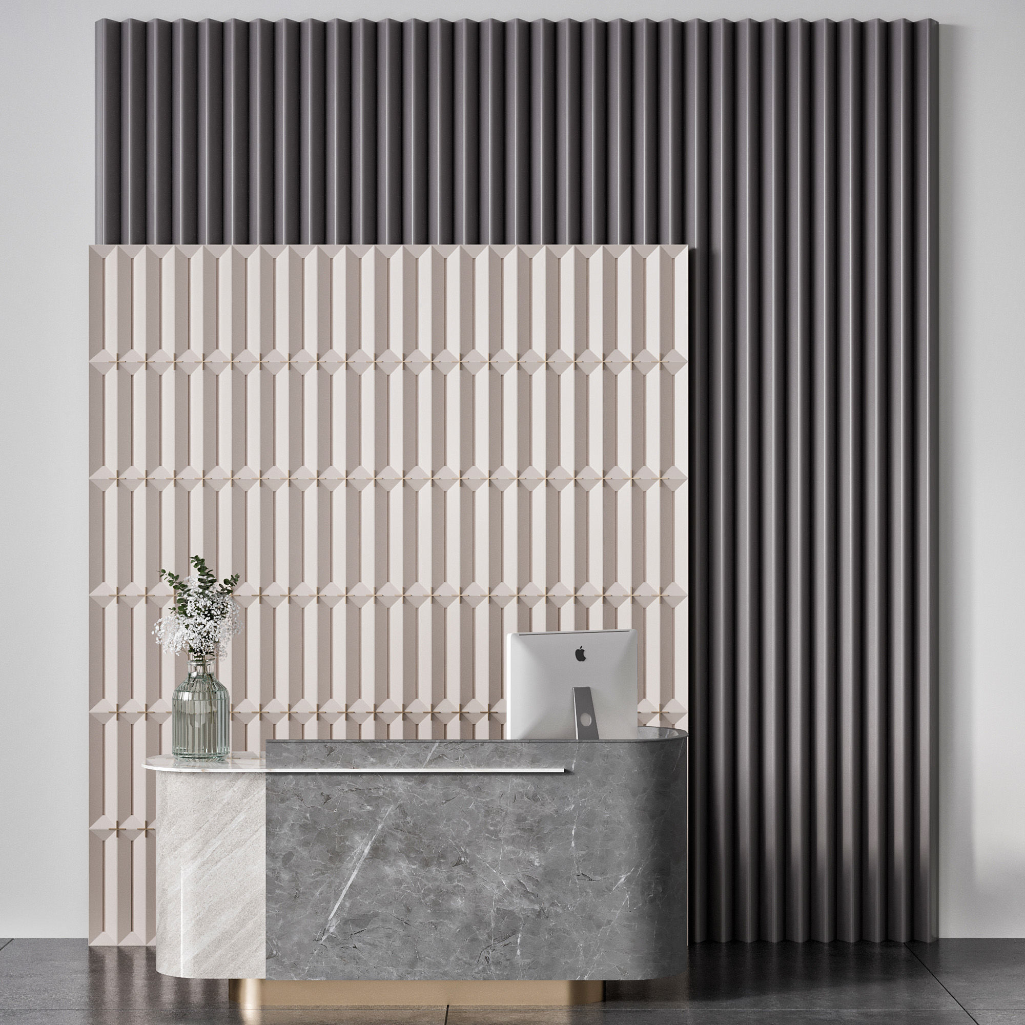 RECEPTION DESK NO35 A 3D model_4