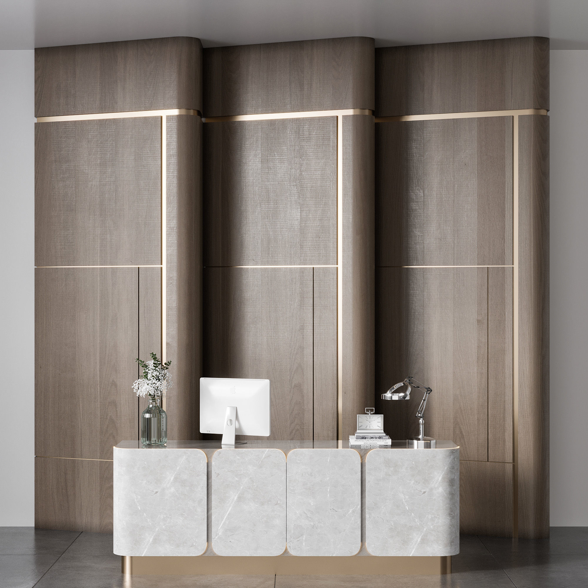 RECEPTION DESK NO33 A 3D model_6