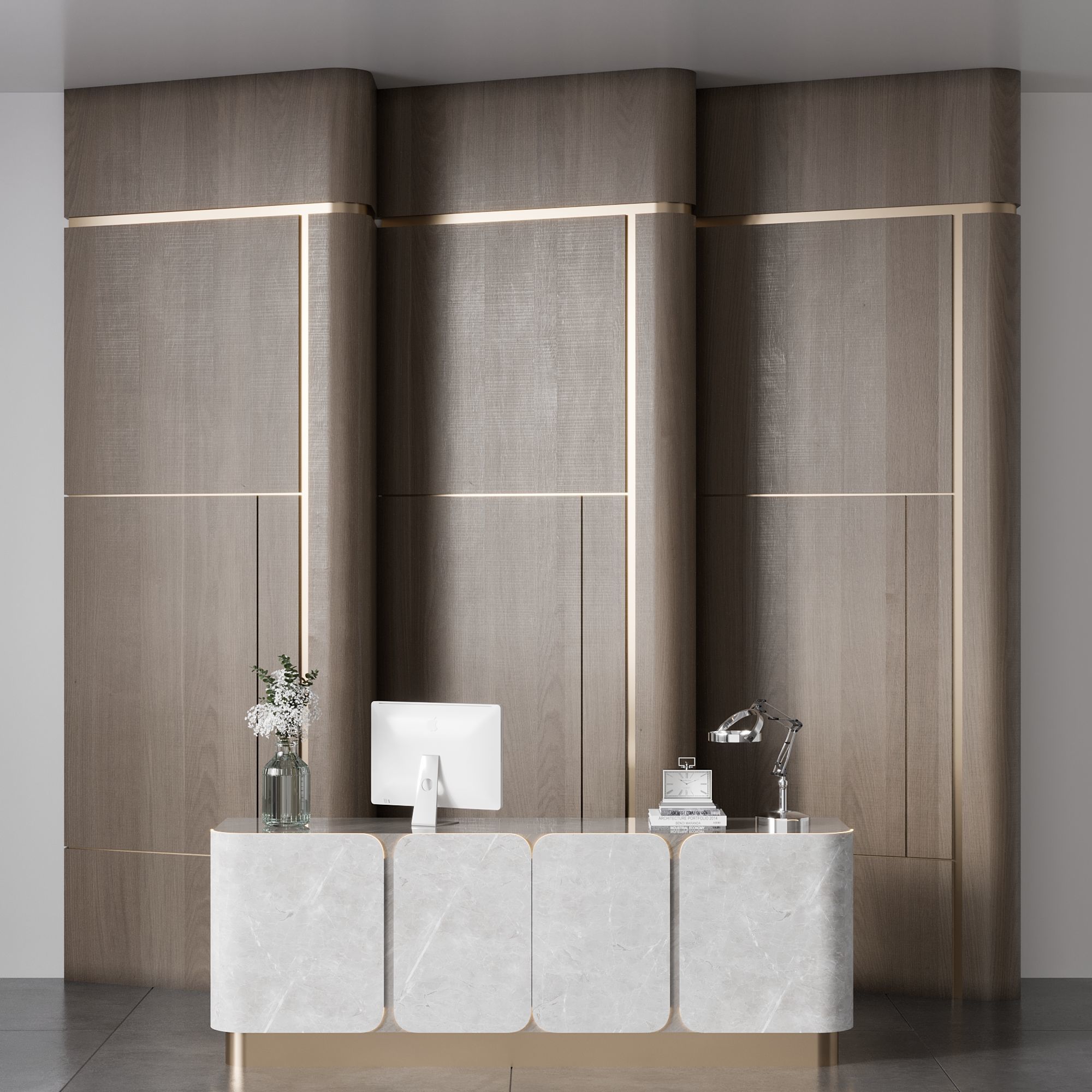 RECEPTION DESK NO33 A 3D model_11