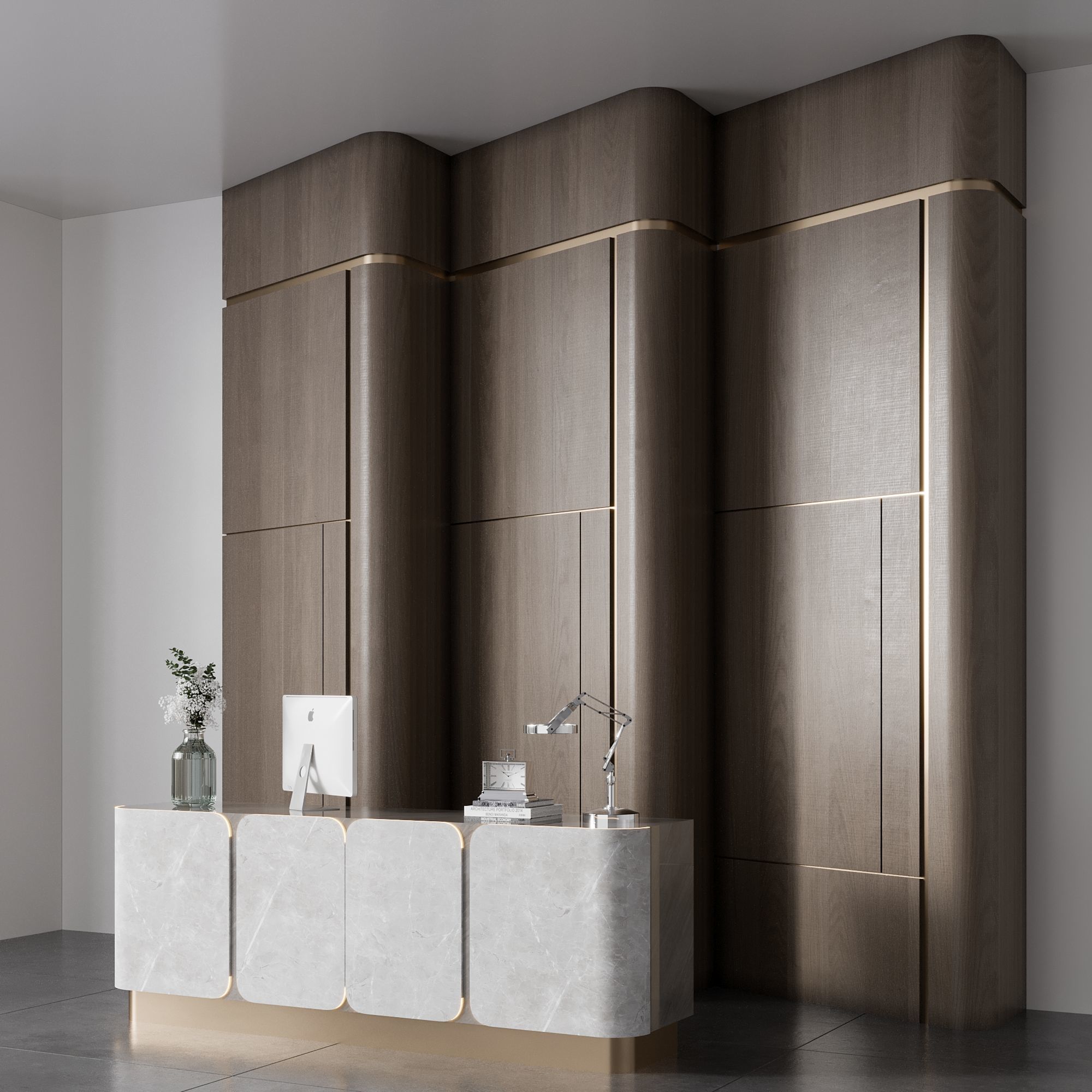 RECEPTION DESK NO33 A 3D model_5