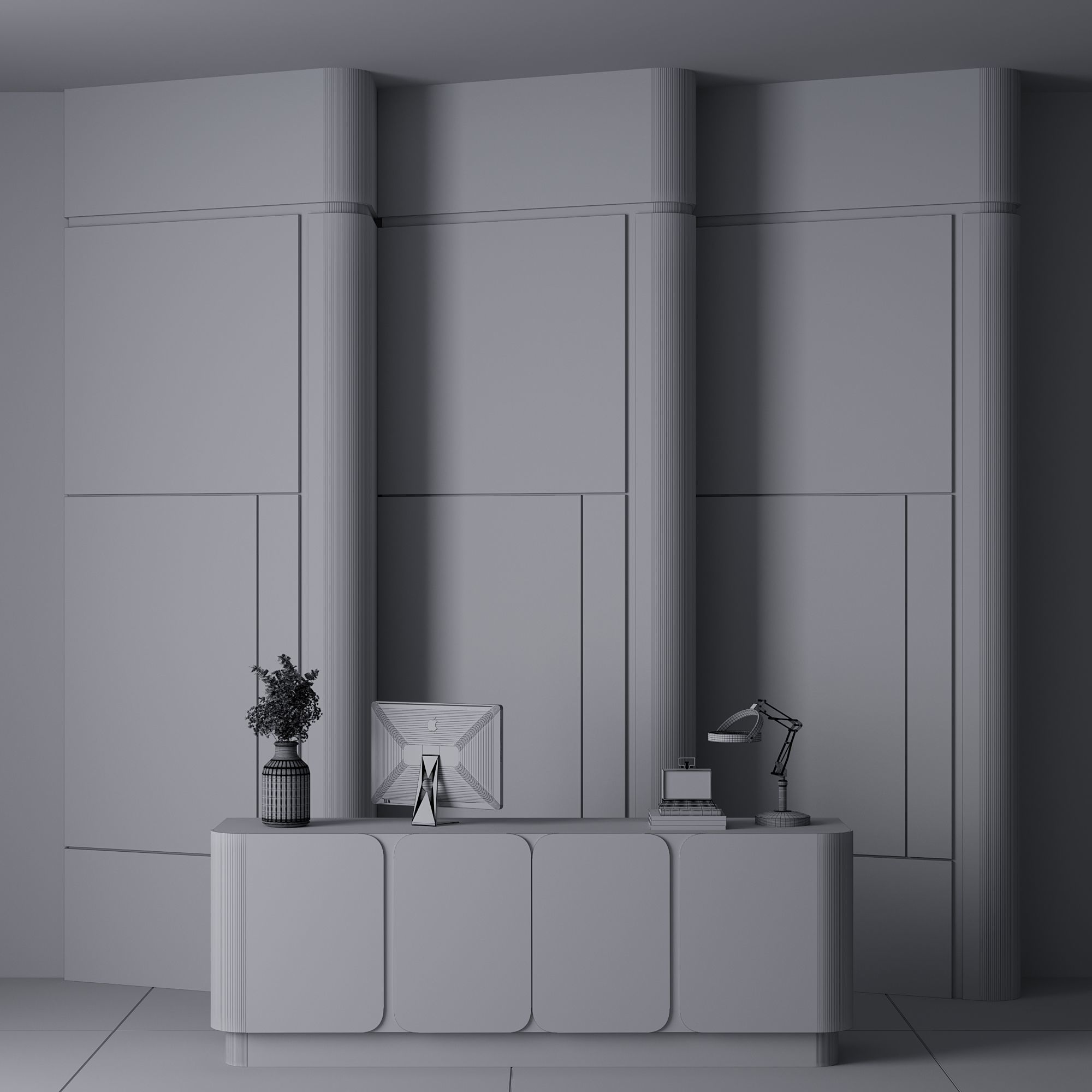 RECEPTION DESK NO33 A 3D model_10