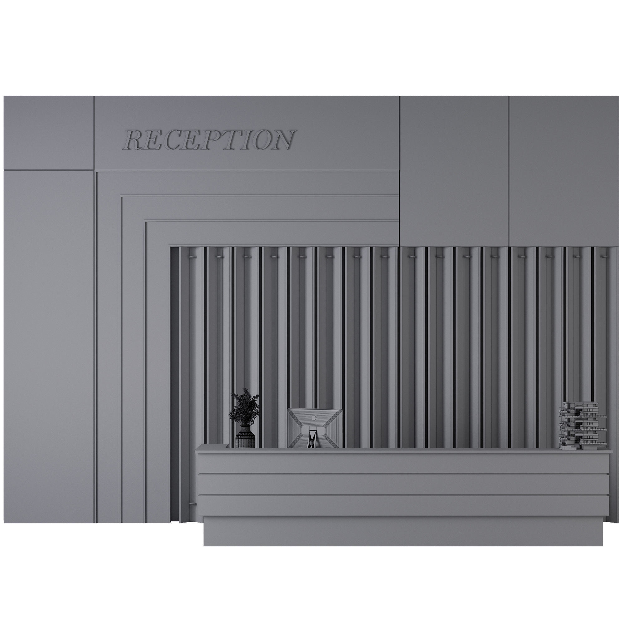 RECEPTION DESK NO28 A 3D model_13