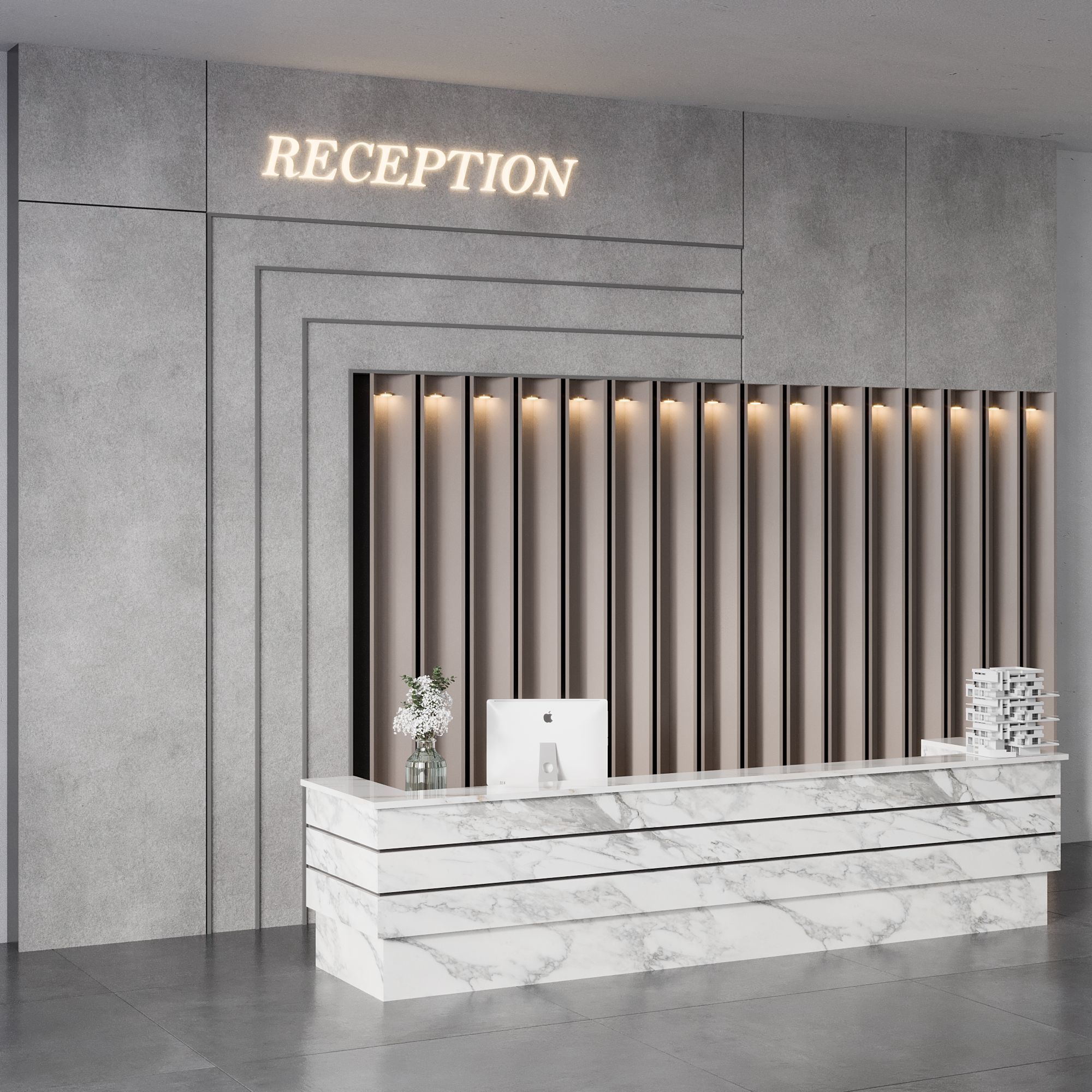 RECEPTION DESK NO28 A 3D model_1