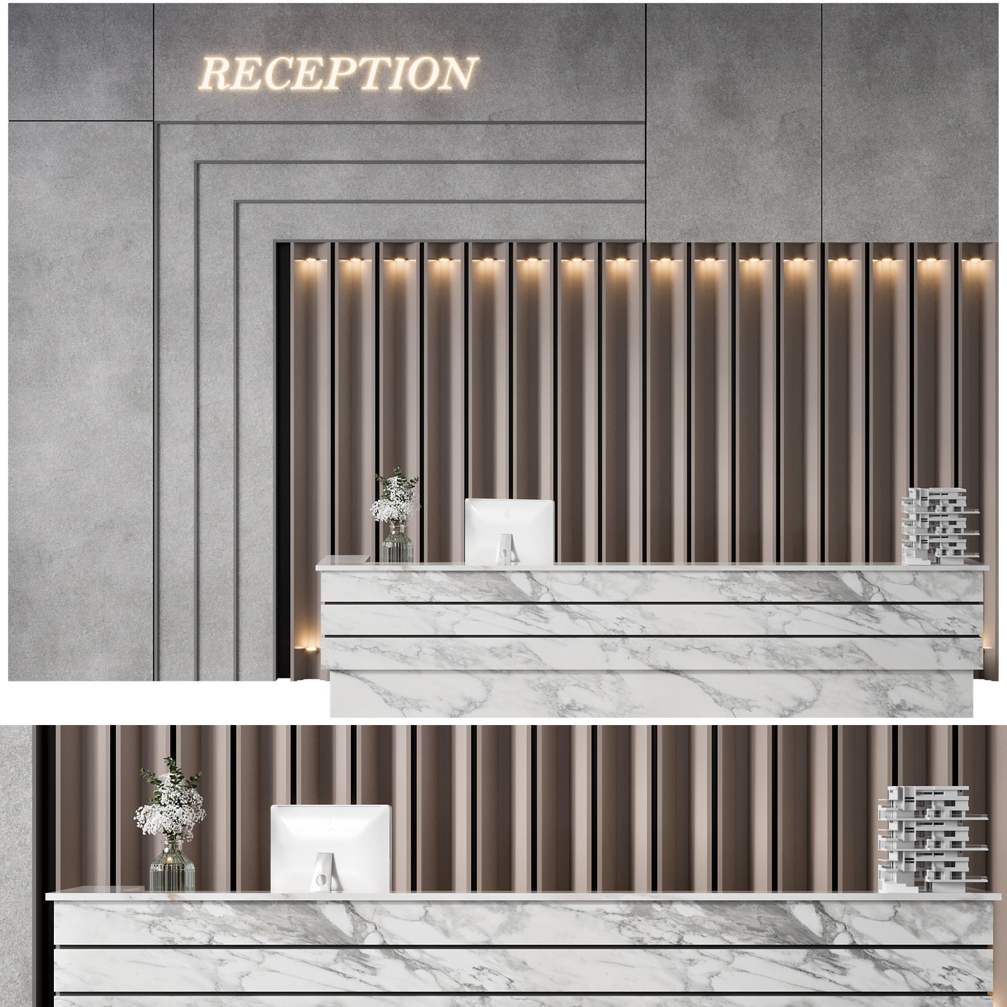 RECEPTION DESK NO28 A 3D model_5
