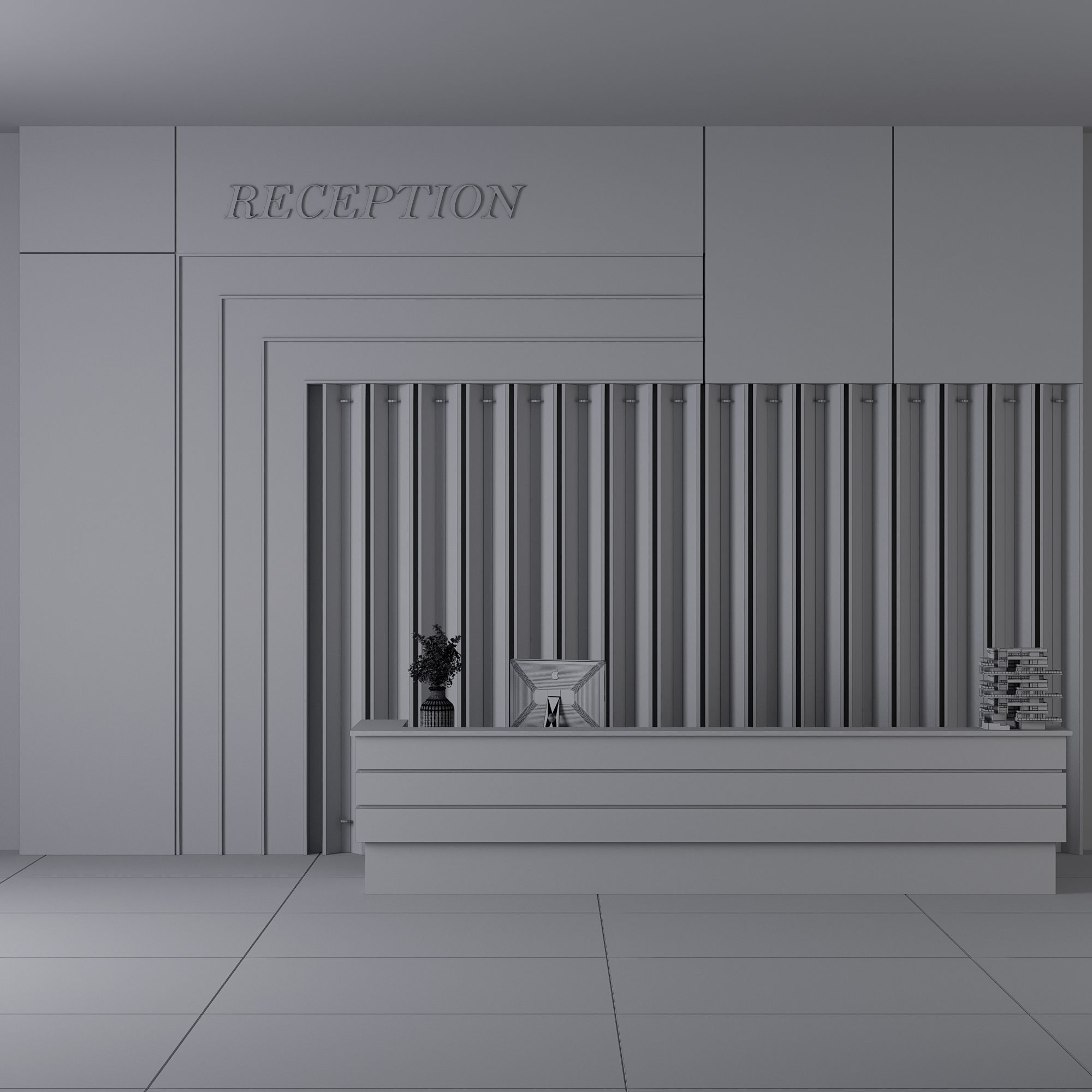 RECEPTION DESK NO28 A 3D model_14