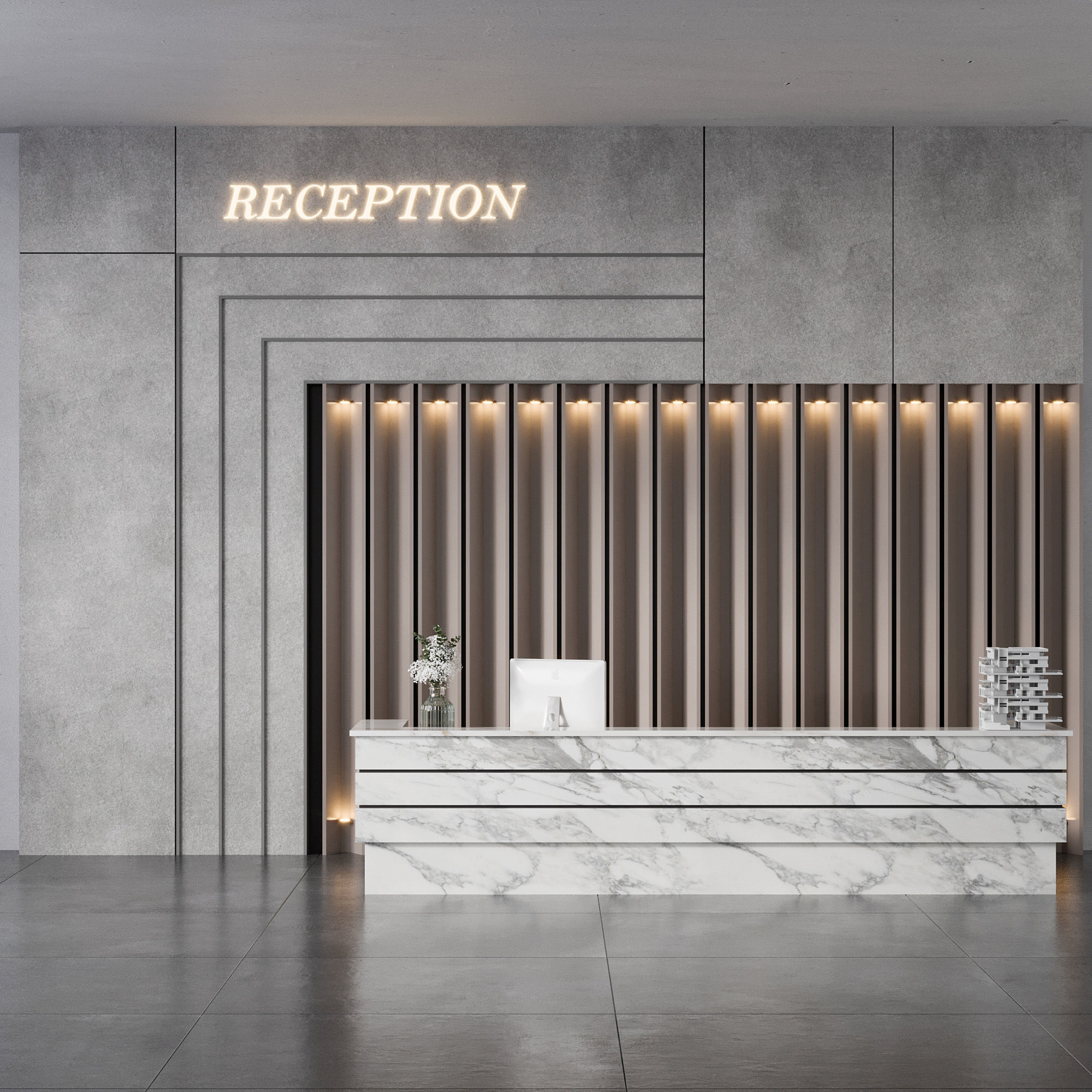 RECEPTION DESK NO28 A 3D model_8