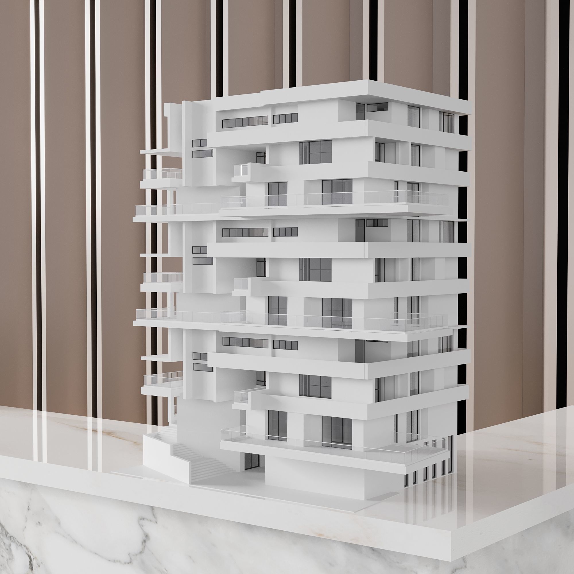 RECEPTION DESK NO28 A 3D model_3