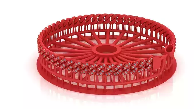 8MM SPIRAL MIAMI CUBAN LINK PONG SET FOR BRACELET OR NECKLACE 3D print model