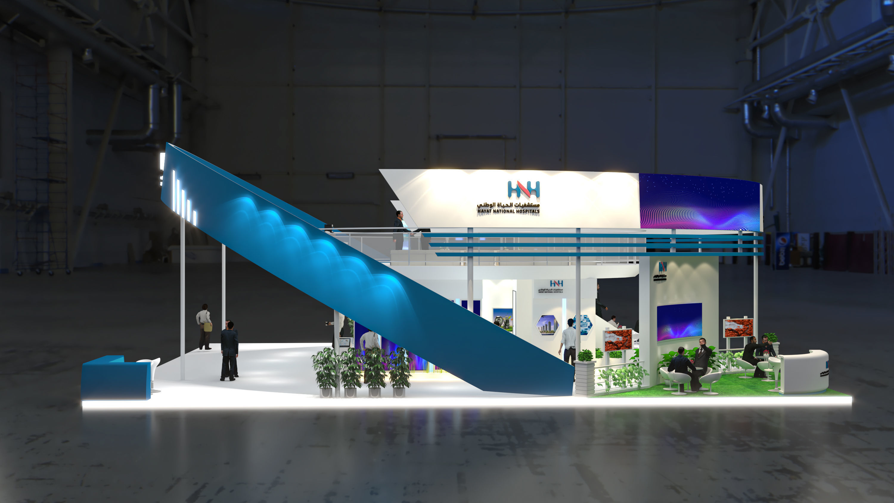 booth 16x20 3D model_14