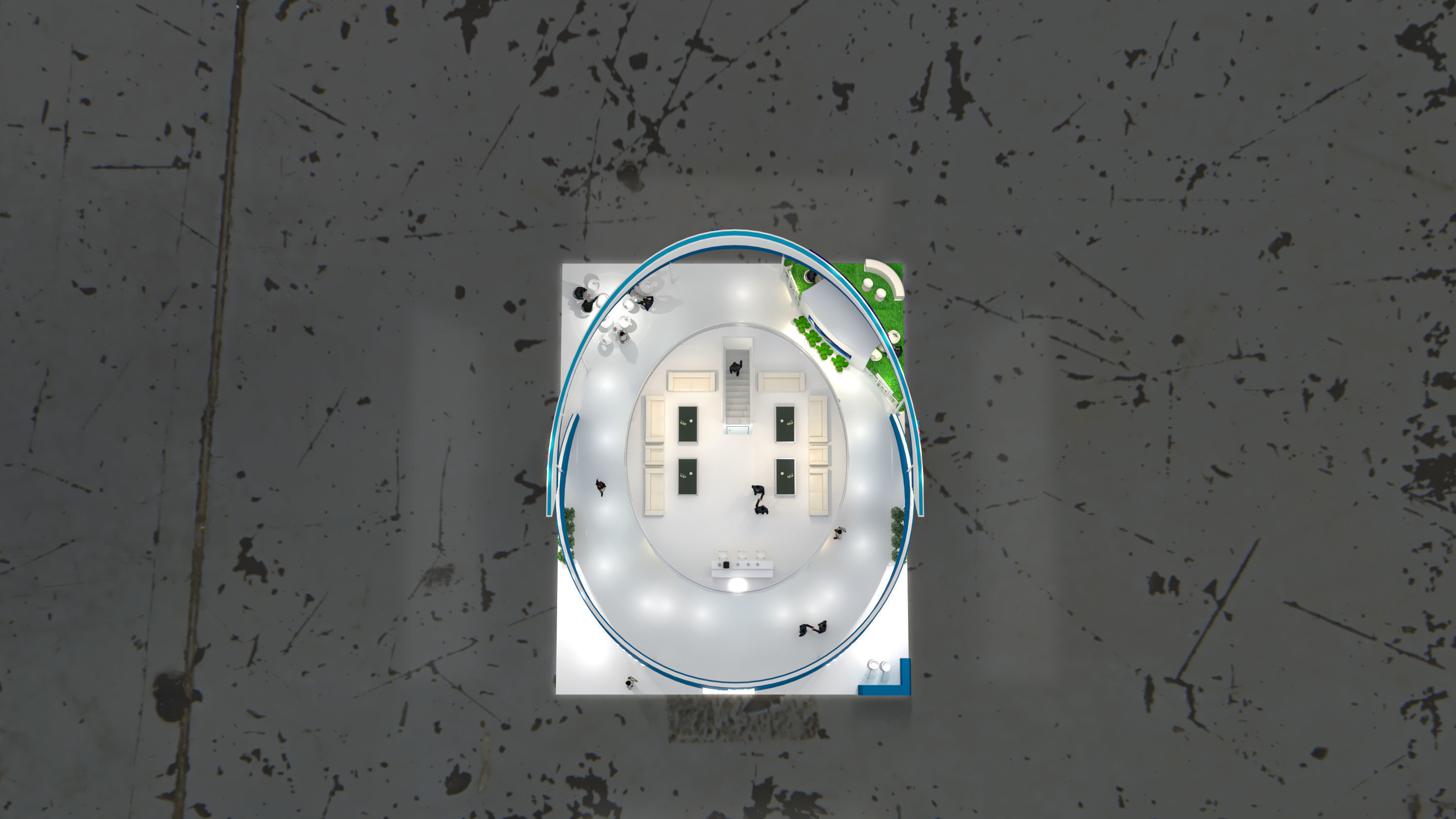 booth 16x20 3D model_9