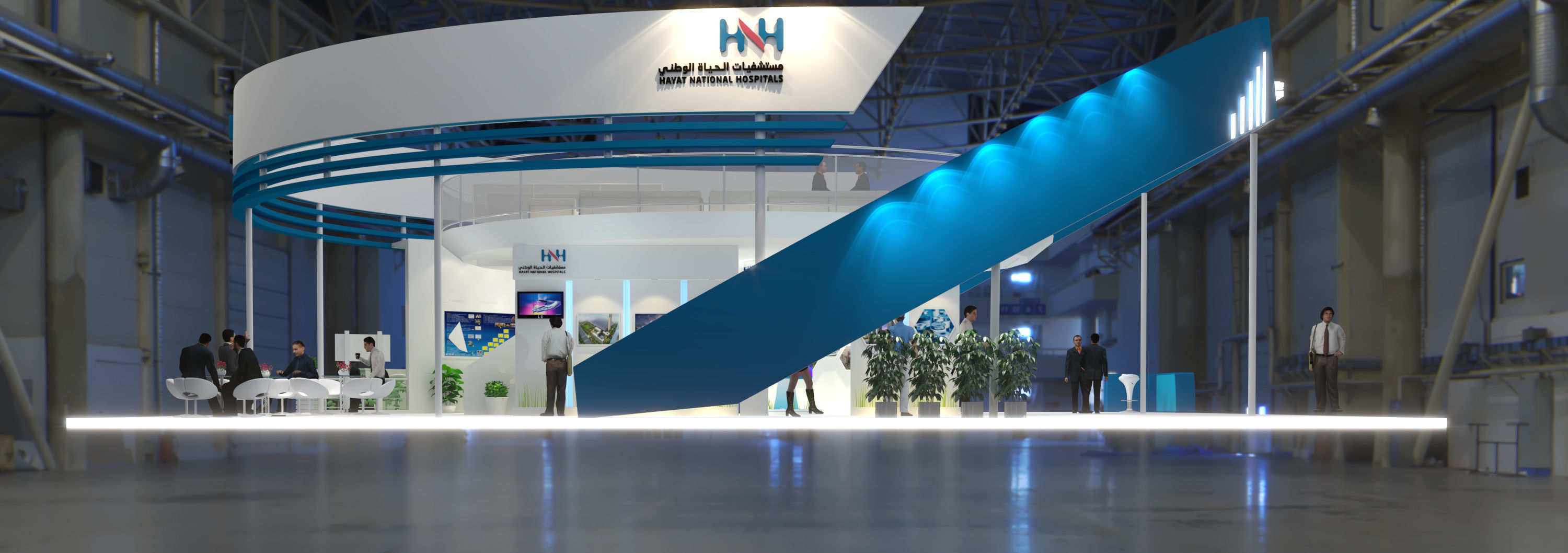 booth 16x20 3D model_6