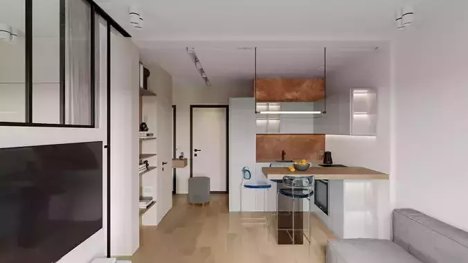 Modern apartment interior 52