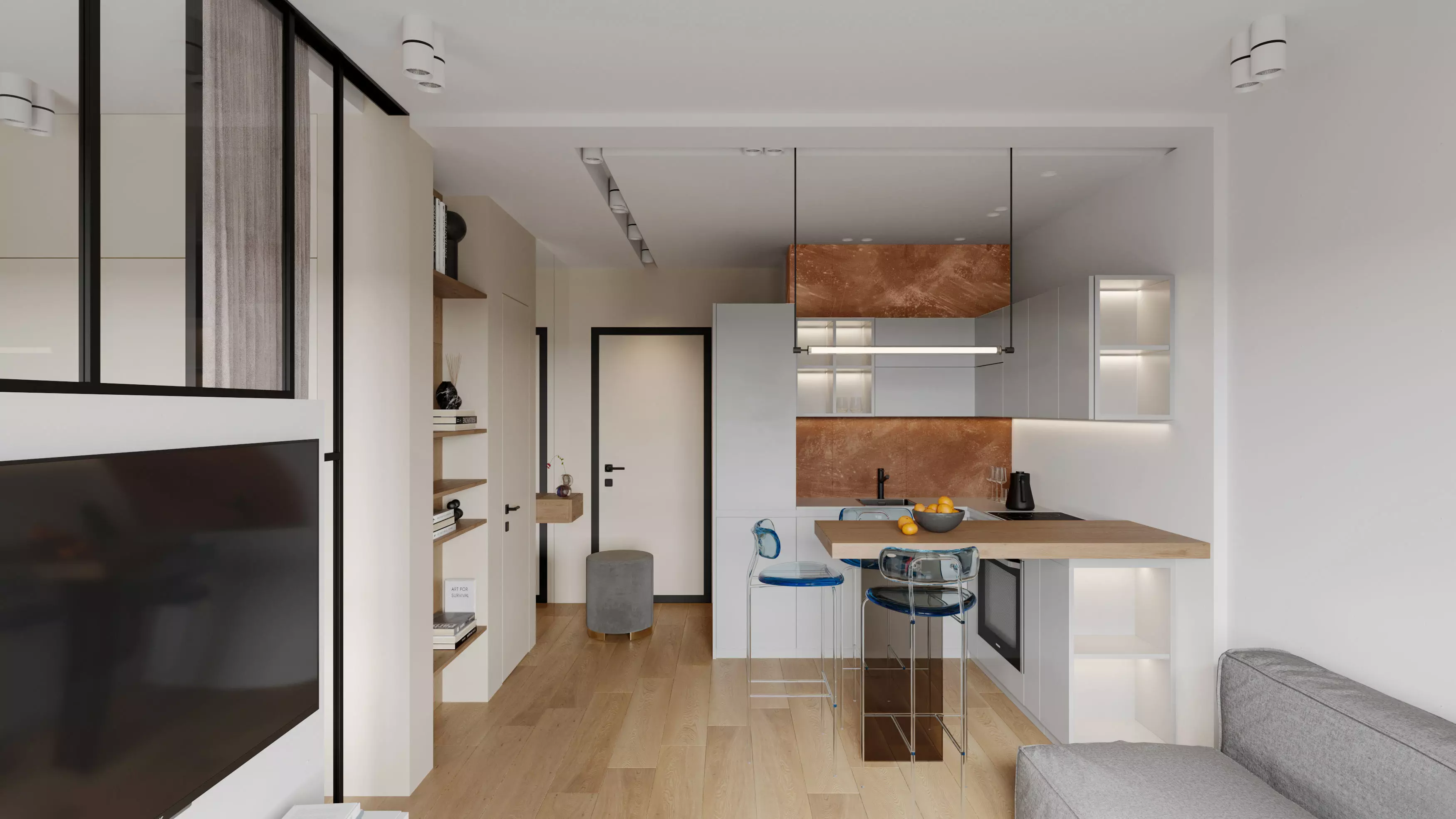 Modern apartment interior 52 3D model