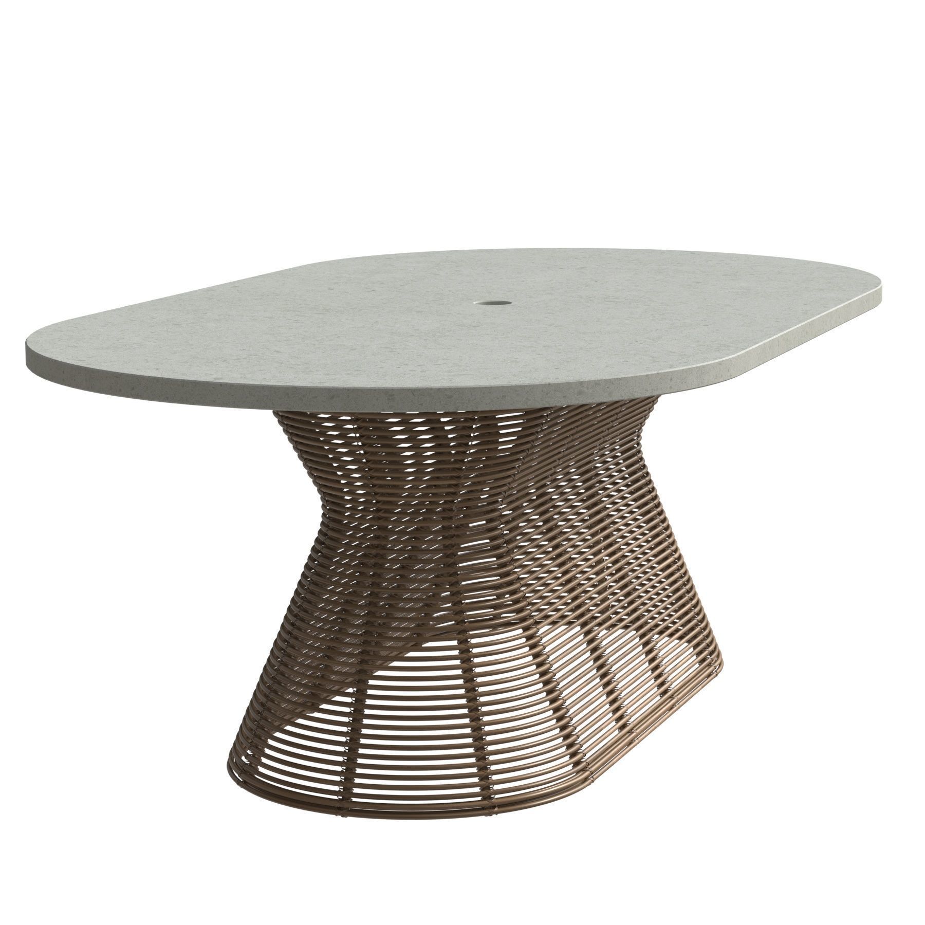 Summer Classics Harris Oval Dining Table 3D model_1