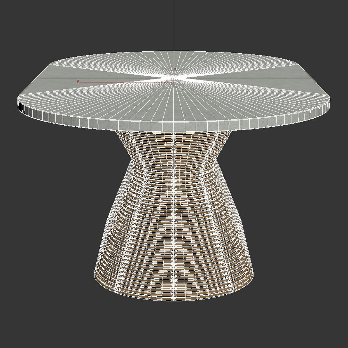 Summer Classics Harris Oval Dining Table 3D model_7