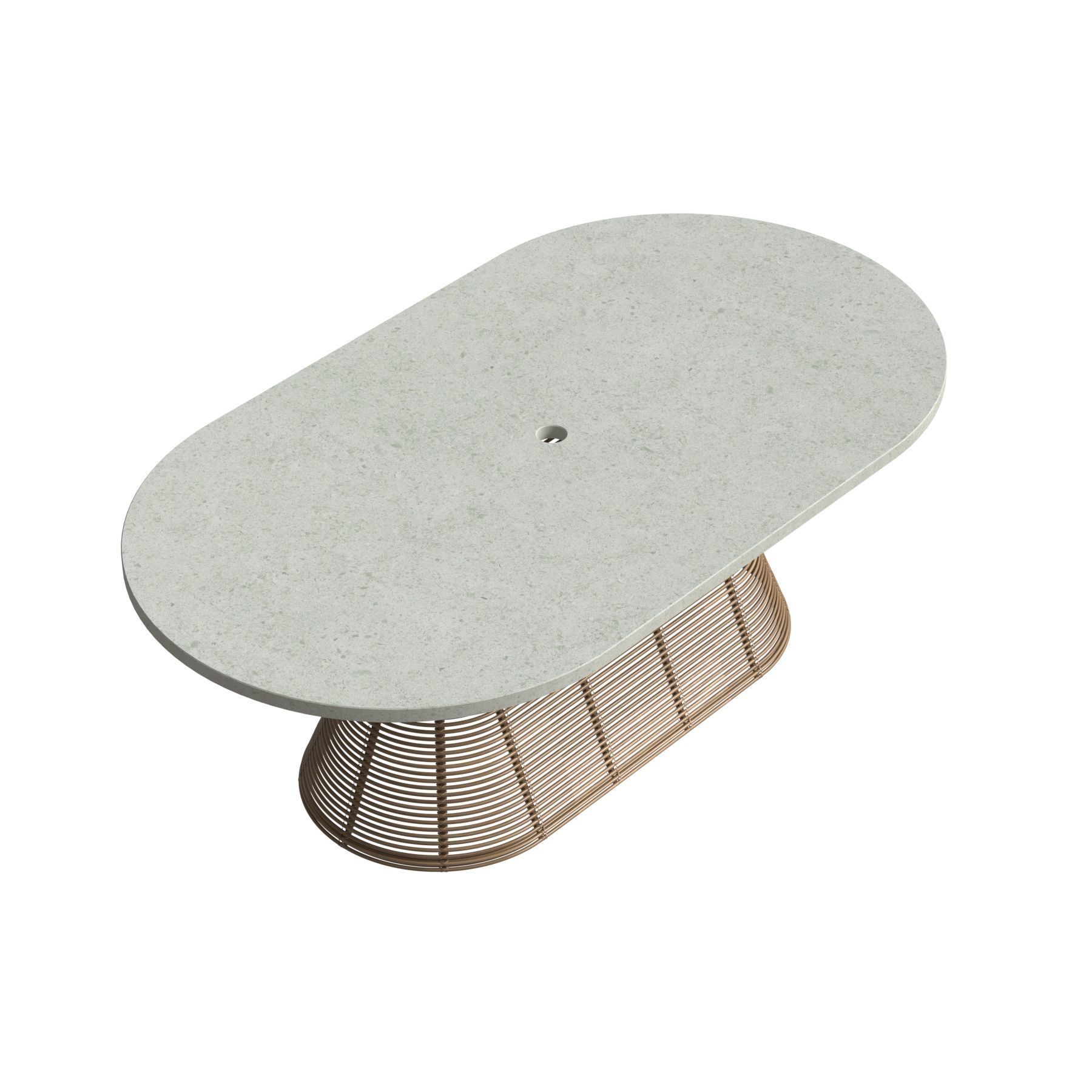 Summer Classics Harris Oval Dining Table 3D model_3