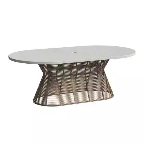 Summer Classics Harris Oval Dining Table 3D model