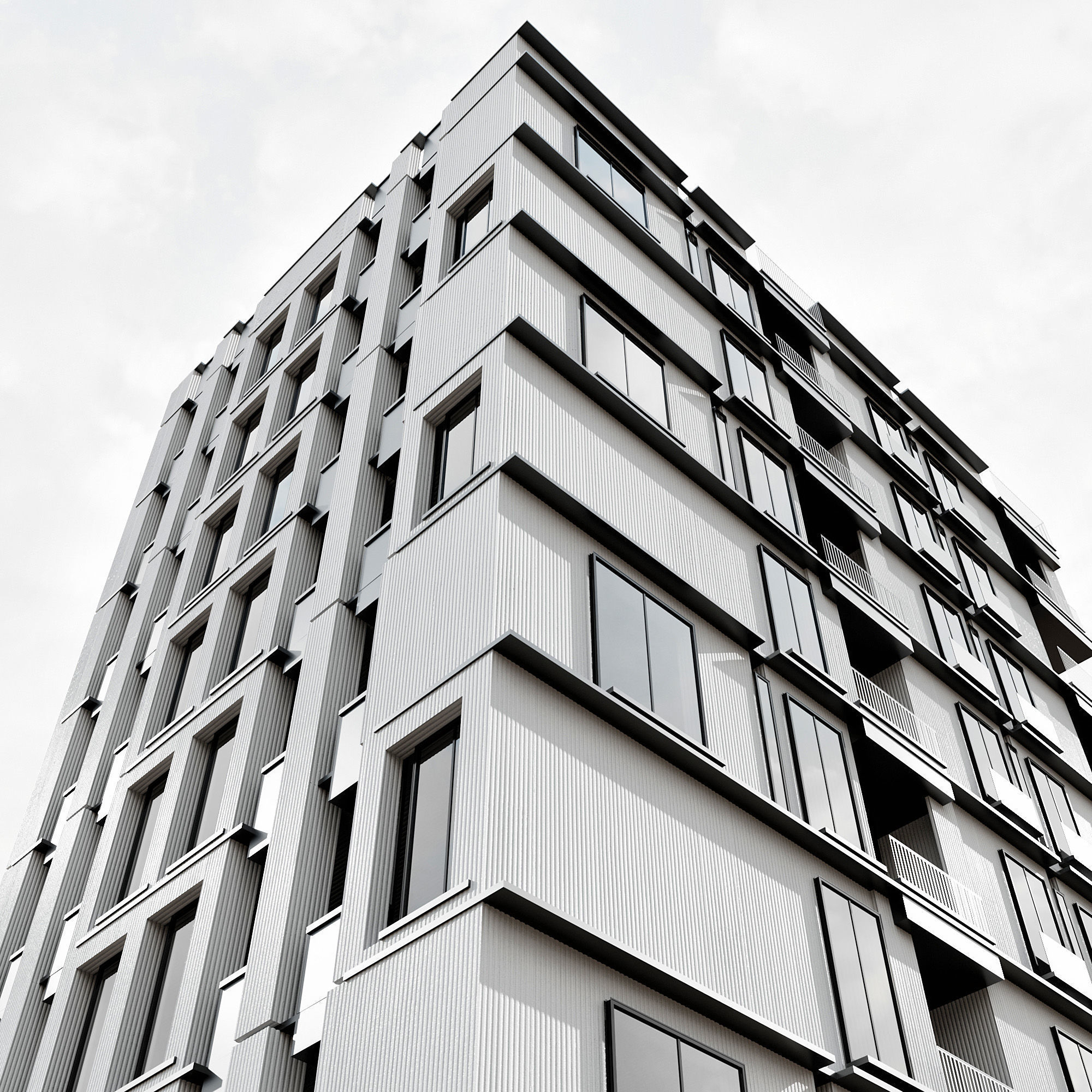 RESIDENTIAL BUILDING NO91 A 3D model_4