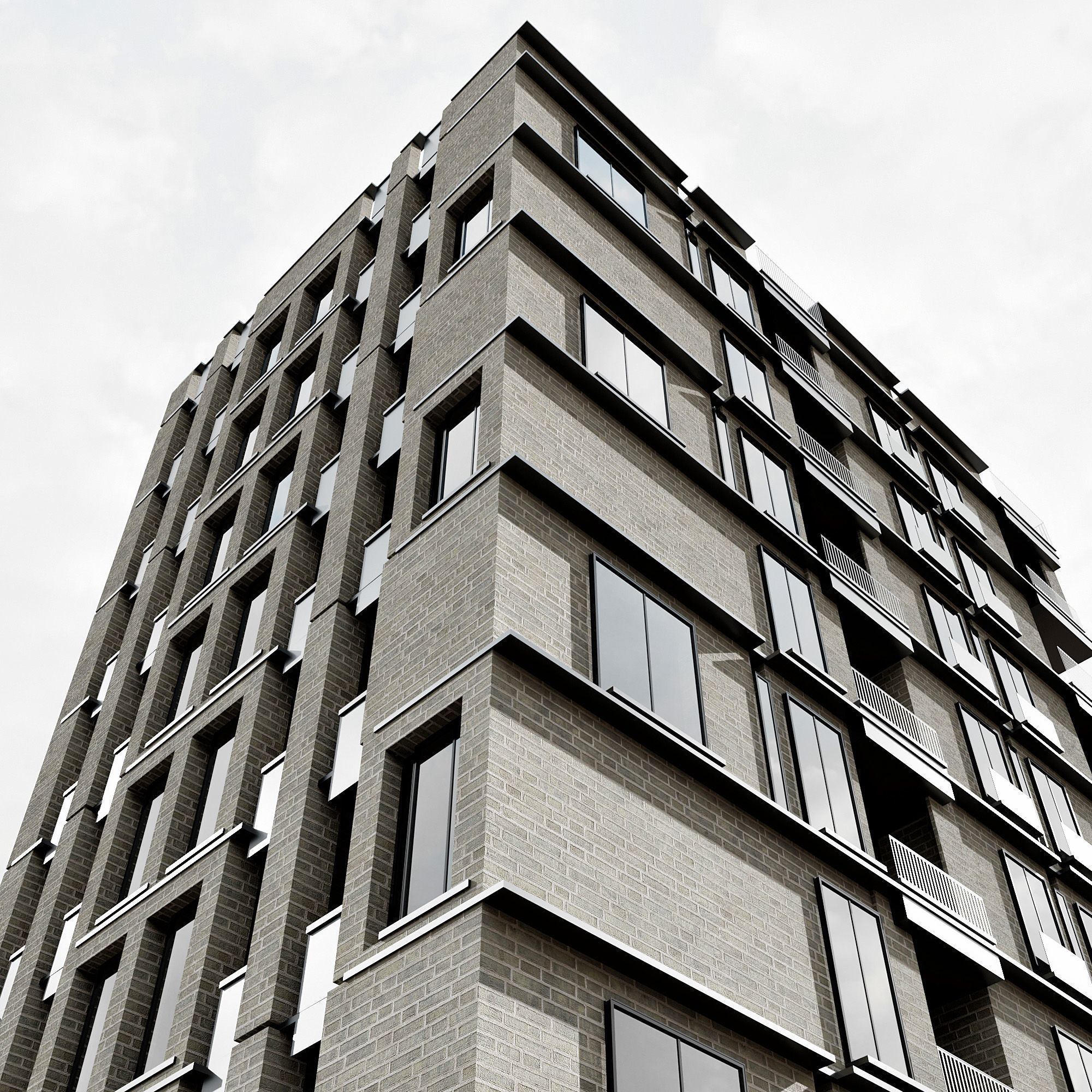 RESIDENTIAL BUILDING NO91 A 3D model_5