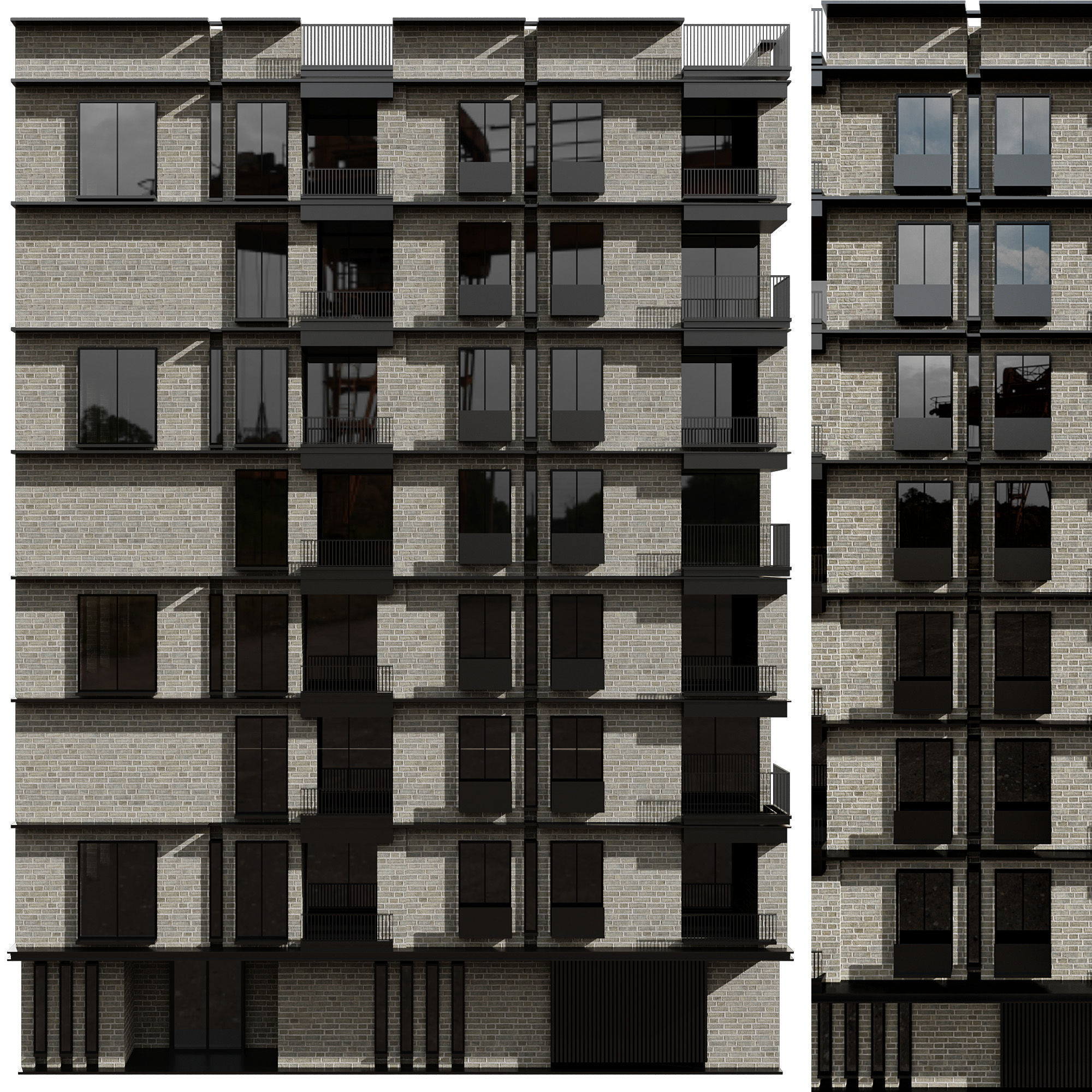 RESIDENTIAL BUILDING NO91 A 3D model_7