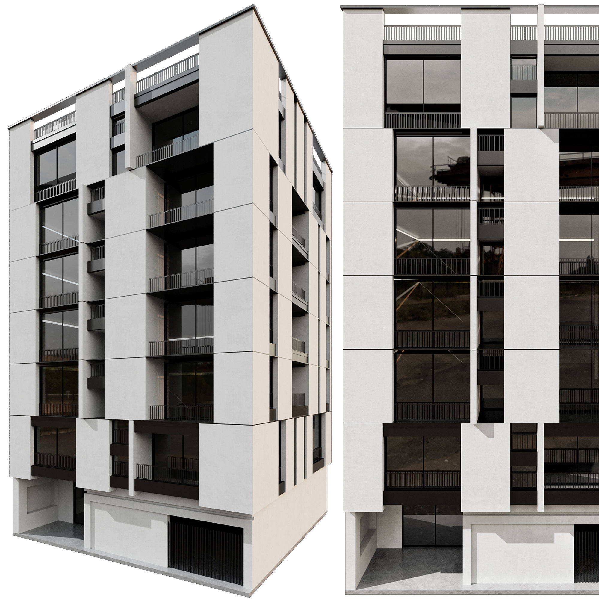RESIDENTIAL BUILDING NO89 A 3D model