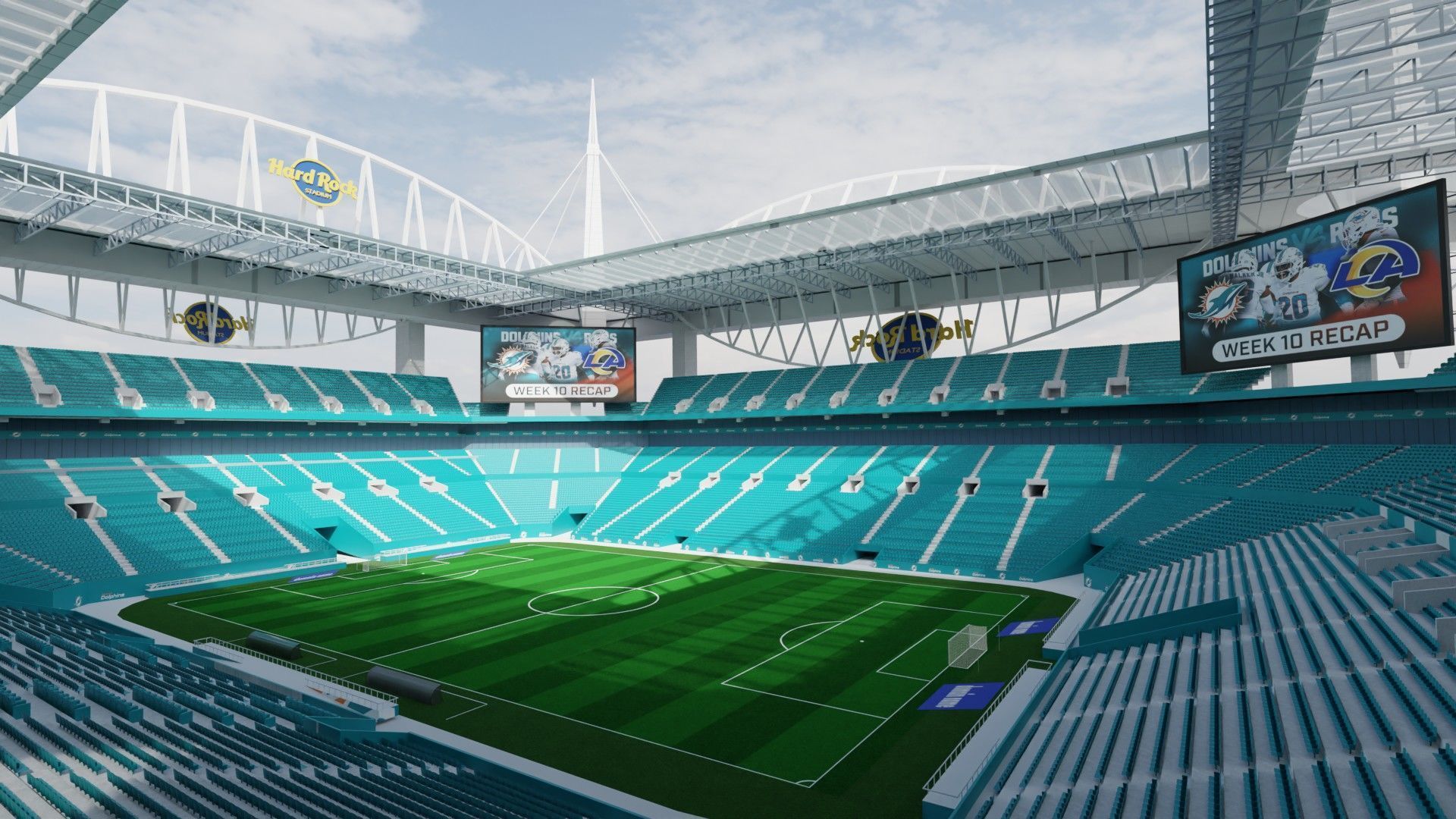 Hard rock stadium 3D model_15