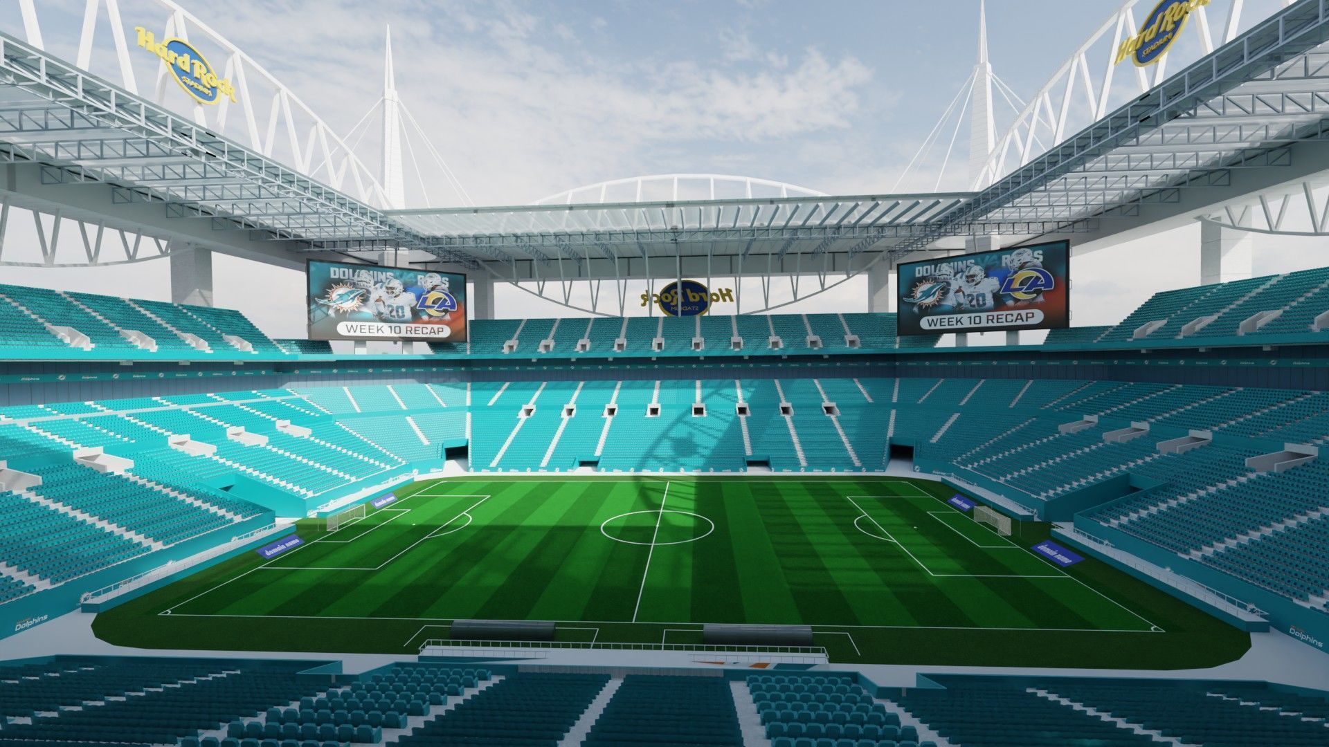 Hard rock stadium 3D model_16