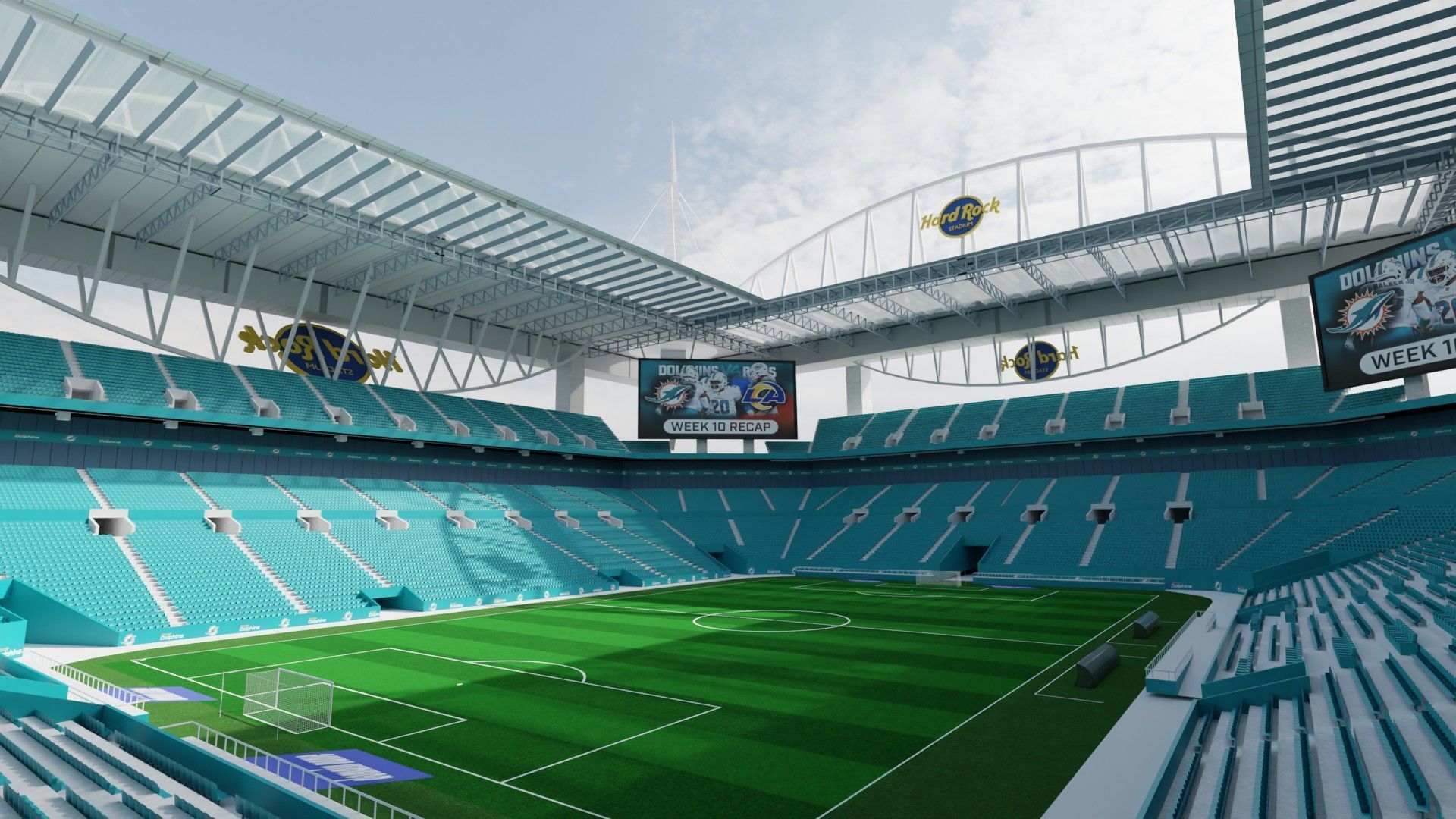 Hard rock stadium 3D model_1