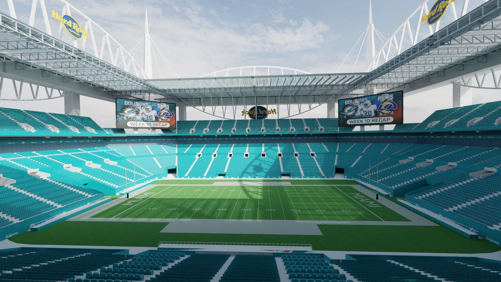 Hard rock stadium 3D model_18