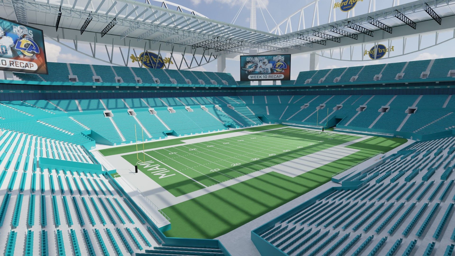 Hard rock stadium 3D model_5