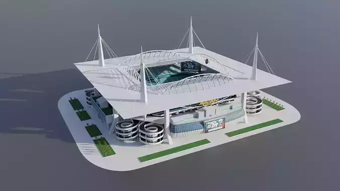 Hard rock stadium 3D model