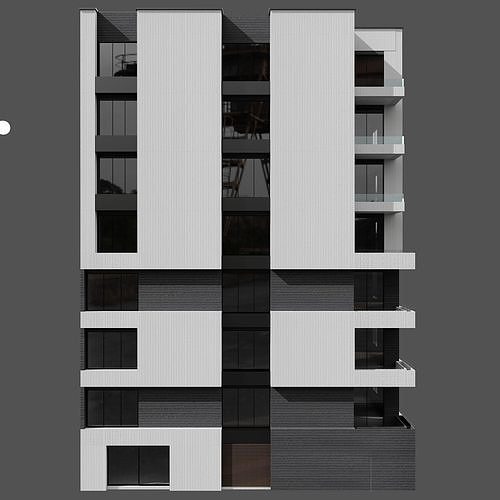 RESIDENTIAL BUILDING NO87 A 3D model 6
