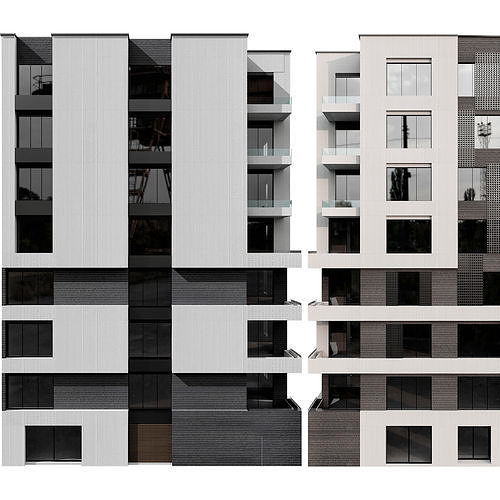 RESIDENTIAL BUILDING NO87 A 3D model 3