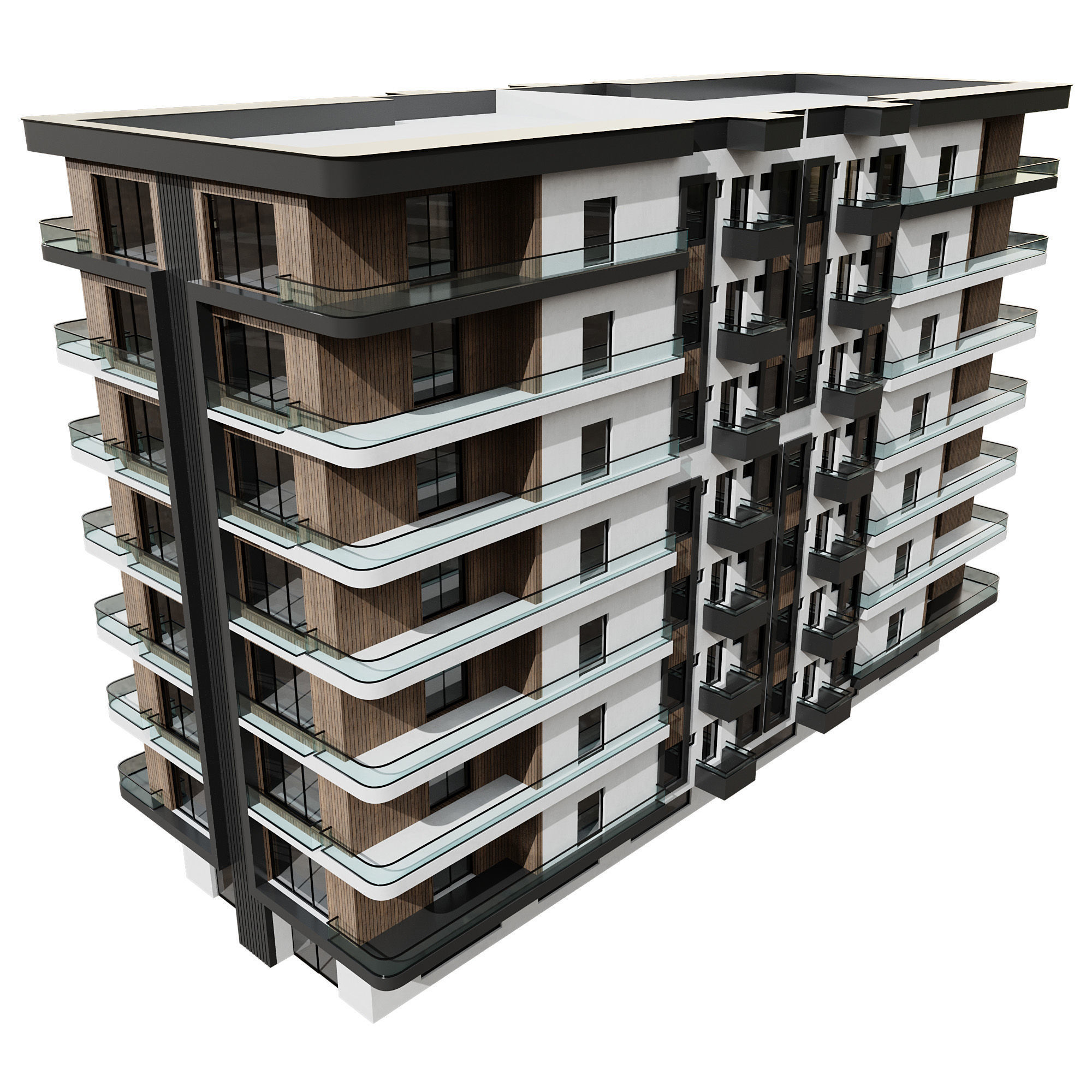 RESIDENTIAL BUILDING NO86 A 3D model_9